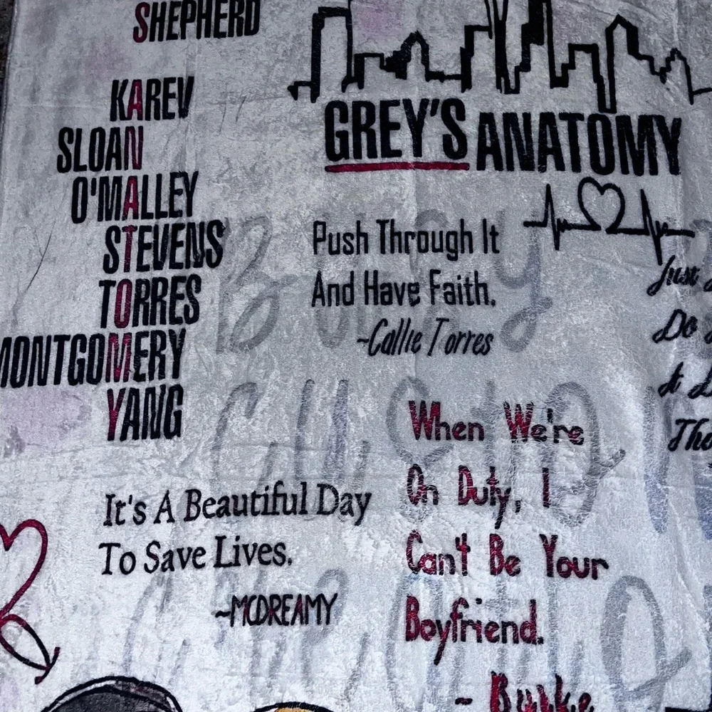 Grey’s Anatomy Blanket You are my person Throw Blanket Ultra-Soft Blanket